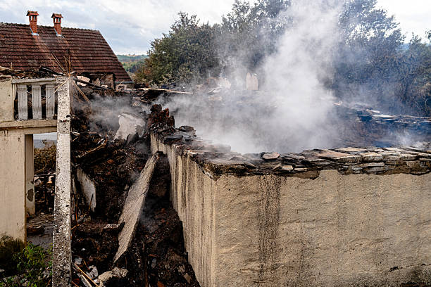 Professional Fire Damage Repair technician working in Renton, WA